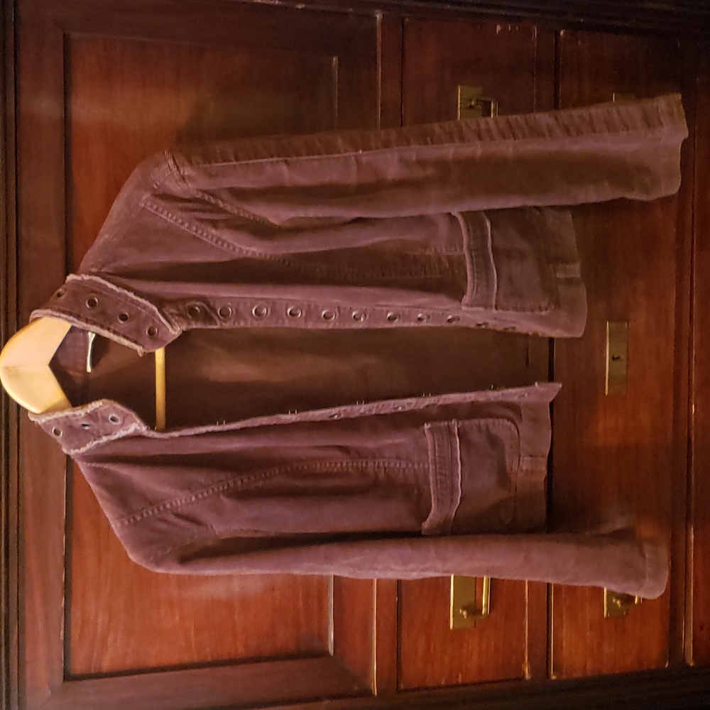 Chico's Corduroy Boho Jacket in Dark Brown - Size Chico's 0